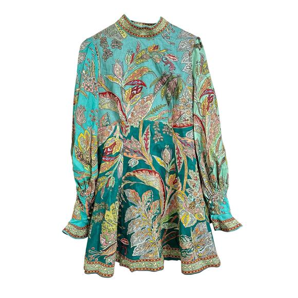 Alemais Franca Mini open back linen‎ Dress size 10 $609 - Picture 2 of 10